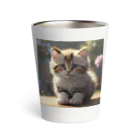 moonshine_fukurouの愛くるしい猫目線 Thermo Tumbler