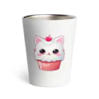 Vasetti_pressのカップケーキの猫ちゃん Thermo Tumbler