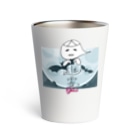 ERIZENのハロウィーンの幽霊 by Hidemi Woods Thermo Tumbler