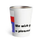 Store A-Marine’ｓのUW (We wish you a pleasant voyage)  - BLACK Thermo Tumbler