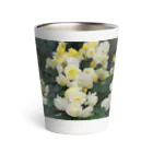 bitpiyoの黄色い薔薇の花 Thermo Tumbler