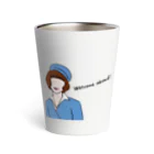 Kana design laboのWelcome aboard!  -retro CA- Thermo Tumbler