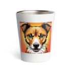 KURISANの可愛い犬です。 Thermo Tumbler