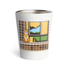 getprizeのドット絵の猫 Thermo Tumbler