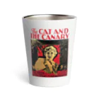 Saza-nami Antique designのTHE CAT AND THE CANARY Thermo Tumbler