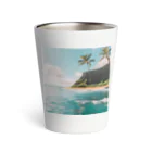 Makky_0401の南国の海イラストグッズ Thermo Tumbler