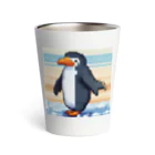 和み庵のドット絵ペンギン Thermo Tumbler