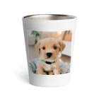 カズクリエイトの可愛い子犬のムギちゃん！ Thermo Tumbler