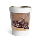 毎日がにゃんとも幸せ マサッチShopのレトロバイクドット Thermo Tumbler