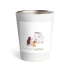 猫とカフェのコーヒータイム Thermo Tumbler