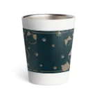 Starlight Blossomの猫の絨毯 Thermo Tumbler