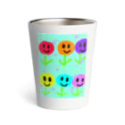 pasonkoのニコニコ花 Thermo Tumbler