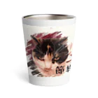 じろきちels-02cの節約三毛猫なっちゃん Thermo Tumbler