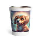 kattnの可愛いベーグル犬のグッズ Thermo Tumbler