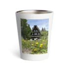 COSMIC Galleryの白川郷・五箇山の合掌造り集落 Thermo Tumbler