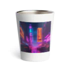 rico_121の雨のネオン街 Thermo Tumbler