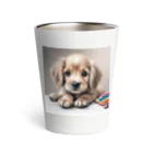 つぶらな瞳の子犬グッズ屋さんのつぶらな瞳の可愛い子犬② Thermo Tumbler