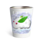 月夜のタツノオトシゴのSnow Rabbit's Soliloquy Thermo Tumbler