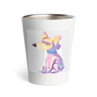 13261326のかっこいい犬のグッズ Thermo Tumbler