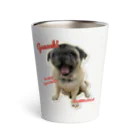 mimosaのI am Pug!　 Thermo Tumbler