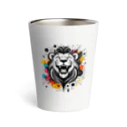 リトルスター・クローゼットの#laughing animal art Thermo Tumbler