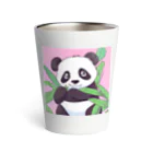 かわいいキャラクターのちょーかわいいパンダのイラストグッズ Thermo Tumbler