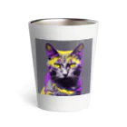 ながさわショップのnight cat Thermo Tumbler