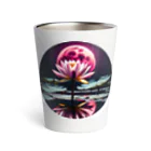 RetrowaveFlowerのRetrowaveFlower-睡蓮- Thermo Tumbler