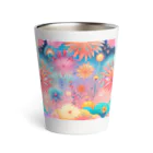 千裕アトリエ（いつもありがとう）の花火のアート Thermo Tumbler