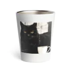 kuroneko0405の黒猫とコーヒー③ Thermo Tumbler