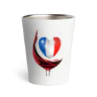 WINE 4 ALLの国旗とグラス：フランス（雑貨・小物） Thermo Tumbler