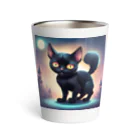 teLのくろねこクー Thermo Tumbler