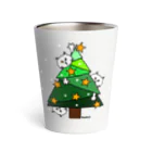 mkumakumaのニャンコの楽しいクリスマス Thermo Tumbler