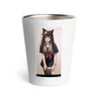 ラッキーLOVEの猫耳セーラー地雷っ娘 Thermo Tumbler