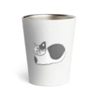 いとうぽよんのポヨポヨショップのねこのゴマ Thermo Tumbler