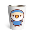 いんこ屋堂のコザクラインコ（バイオレットチェリー） Thermo Tumbler