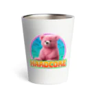 てくのちゃんのHARDCOREピンクのクマちゃん Thermo Tumbler