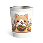 zuuu-の☆食いしん坊にゃんこ☆ Thermo Tumbler