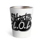 Studio L.O.LのStudio L.O.L モノクロロゴ Thermo Tumbler