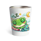 Shiba_IncのSleeping frogs(熟睡する蛙) Thermo Tumbler