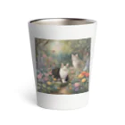 夜のねこの猫の楽園 Thermo Tumbler