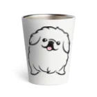 ファンシーTシャツ屋のペキニーズちゃん Thermo Tumbler