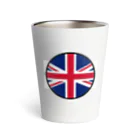 おもしろいTシャツ屋さんのイギリス England United Kingdom Great Britain Thermo Tumbler