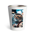 hekikiの旅立つ宇宙猫 Thermo Tumbler