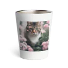 tyu0972の猫と花 Thermo Tumbler