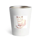 ホラーオリジナルアイテムのかわいい猫ちゃん Thermo Tumbler