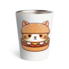 ゆるきゃら製作所の猫バーガー Thermo Tumbler