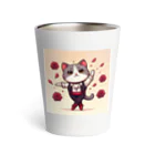 ポロムのおみせのねこねこバジル Thermo Tumbler