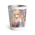 プリンゴブリンの花束バラ子さん Thermo Tumbler