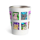 FuchsiaArtのCats Mood Thermo Tumbler